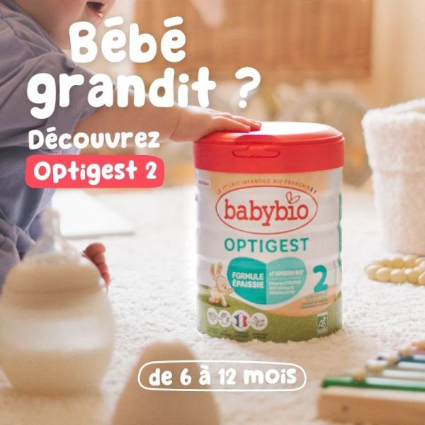 Optigest 1 Formule Épaissie de 0 à 6 Mois Bio - 800 g