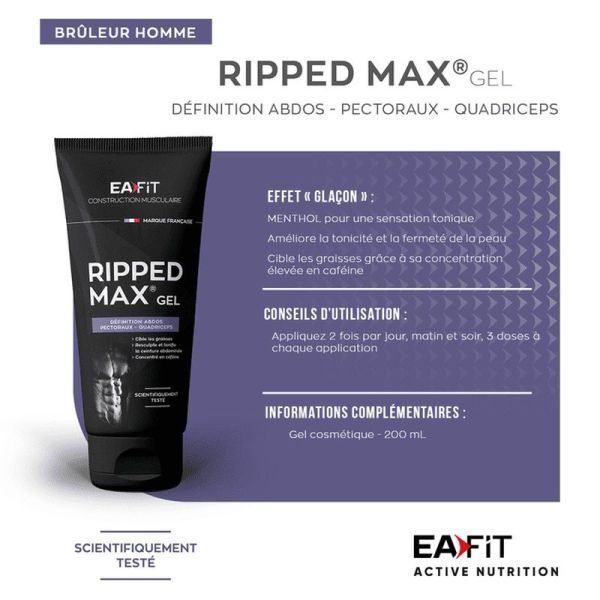 Construction musculaire Ripped Max Gel - 200ml