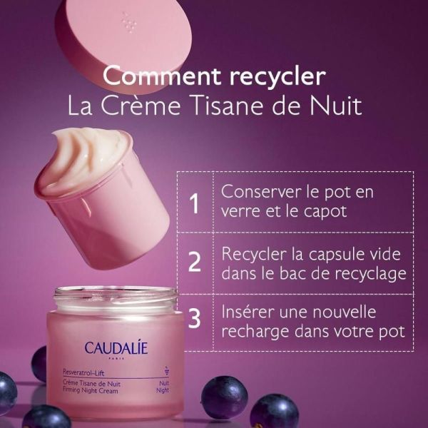 Resveratrol-lift Crème Tisane de Nuit au Collagène Vegan et Resvératrol - 50mL