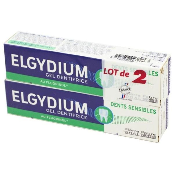 Dents Sensibles - Gel Dentifrice Lot de 2 - 75ml