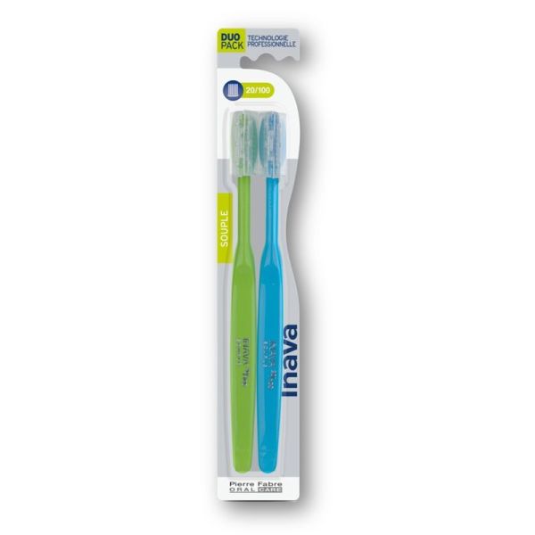 Brosse à Dents Souple 20/100 - Duo Pack