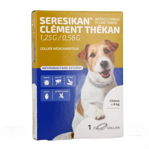 Seresikan Collier - Petit chien de moins de 8 kg - 1 collier