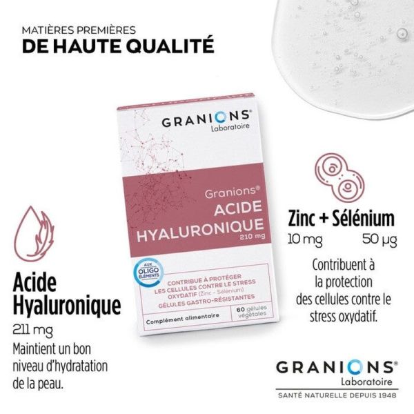 Acide Hyaluronique 60 gélules