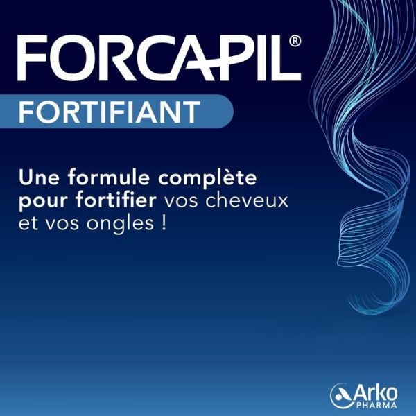 Forcapil® Fortifiant Cheveux et Ongles - Lot 3 mois