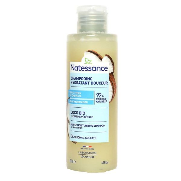 Shampoing Hydratant Douceur Coco Bio et Kératine Végétale - 100ml