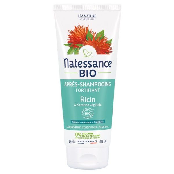 Après-Shampoing Fortifiant Ricin Bio et Kératine Végétale - 200ml