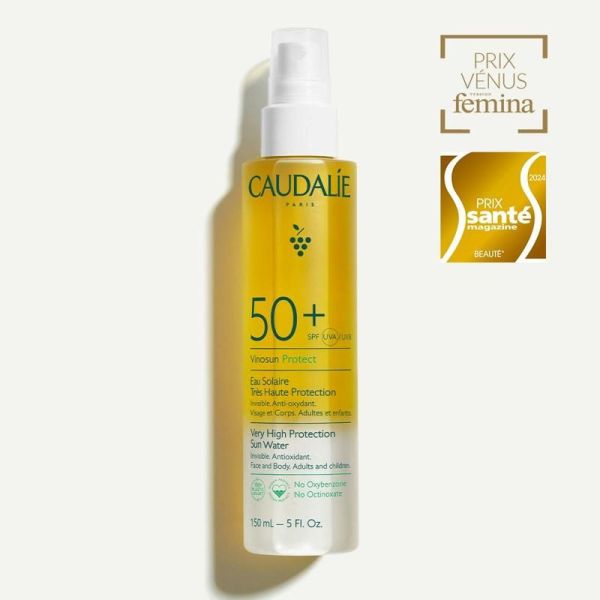 Vinosun Protect Eau Solaire Très Haute Protection SPF50+