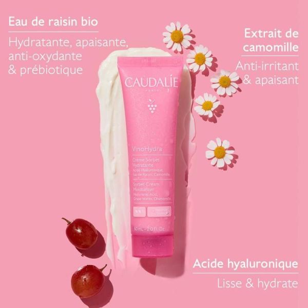 VinoHydra Crème Sorbet Hydratante à l'Acide Hyaluronique & Camomile
