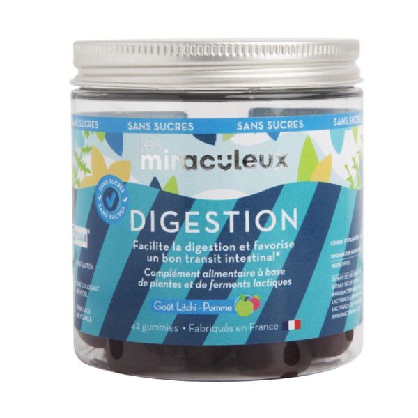 Les Miraculeux Digestion Sans Sucre - 42 Gummies