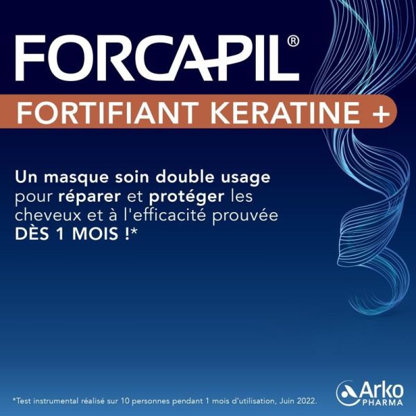 Forcapil Kératine Masque soin double usage