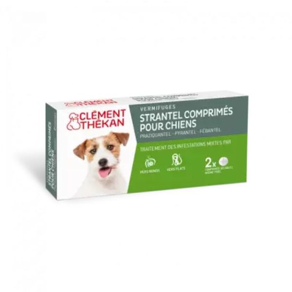 Strantel Vermifuge Chien - 2 comprimés