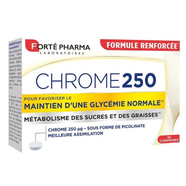 Chrome 250 - 30 comprimés