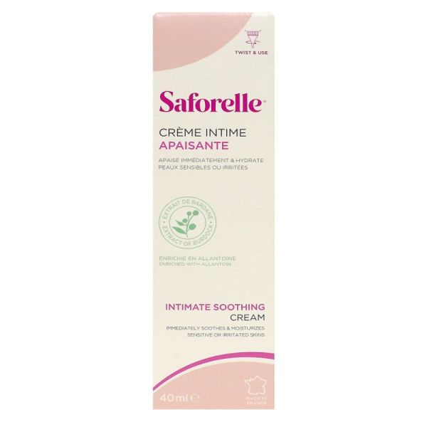 Saforelle Crème Apaisante Intime - 40 ml