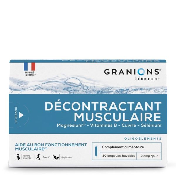 Décontractant Musculaire - 30 ampoules