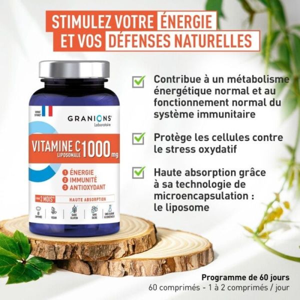 Vitamine C Liposomale - 60 comprimés