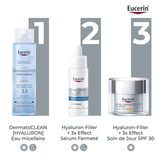 HYALURON-FILLER +3x EFFECT Soin de Jour Tous Types de Peaux SPF 30 - 50 ml
