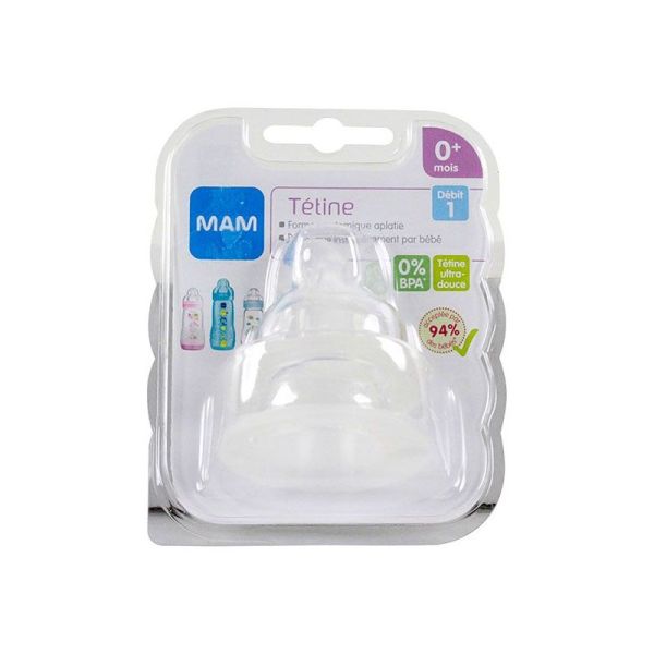 Tétine Débit 1 - Lot de 2