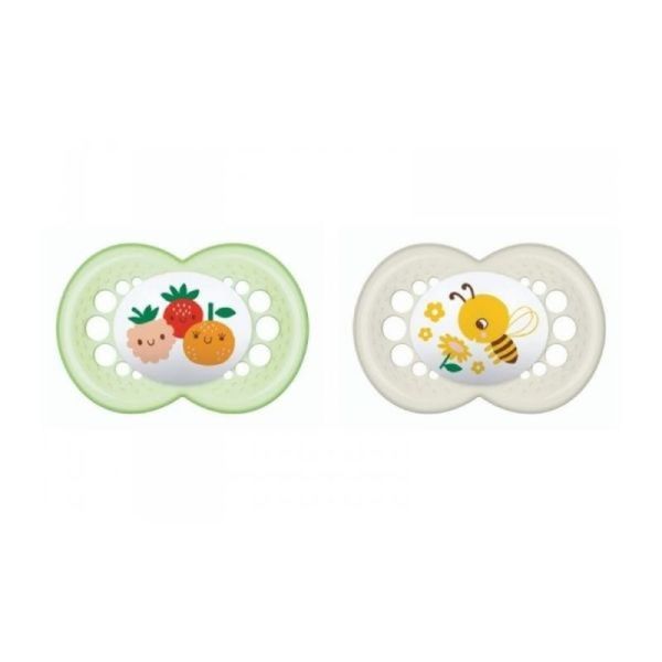 Original Classique Sucette Silicone - 2 pièces - 18m+
