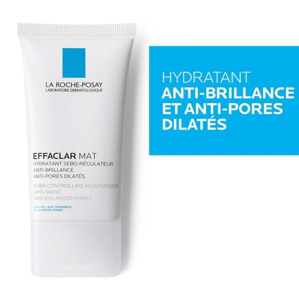 Effaclar Mat - Soin Matifiant Crème Hydratante Sébo-Régulatrice - 40ml