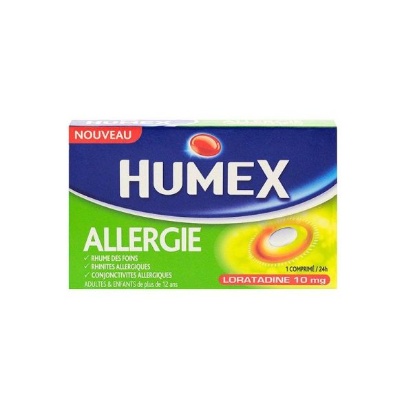 HUMEX ALLERGIE LORATADINE 10 mg , comprimé pelliculé sécable - 7 comprimés