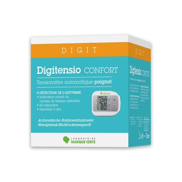 Marque Verte Digit Tensiometre Poignet Confort Digitensio - 1 unité 