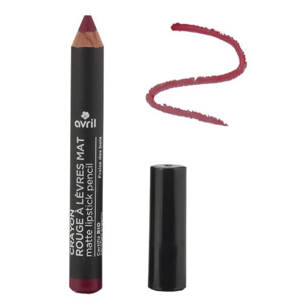 Crayon rouge à lèvres mat Fraise des Bois - 2 gr