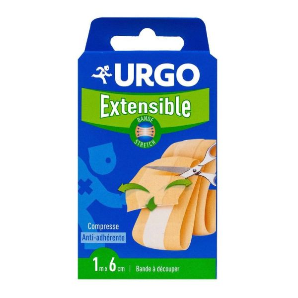 Urgo Bande Extensible Pansement à découper 1mx6cm - 1 unité