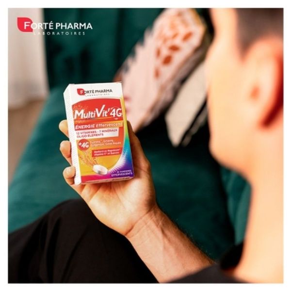 Multivit'4G Energie - 30 comprimés effervescents
