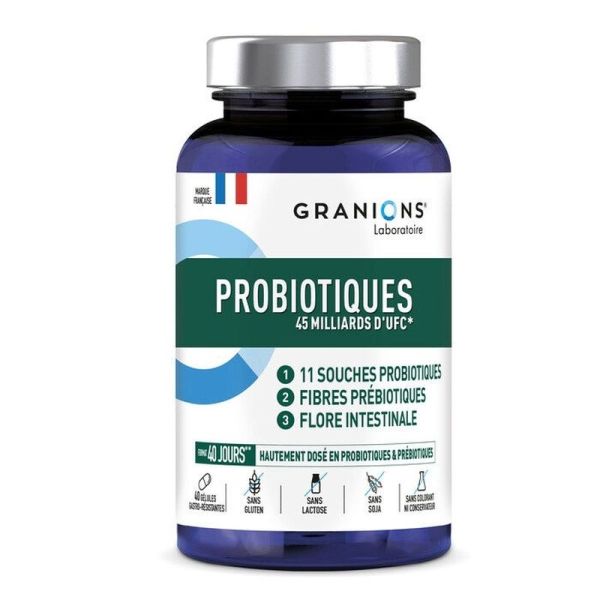 Construction musculaire Probiotiques et Prébiotiques - 40g