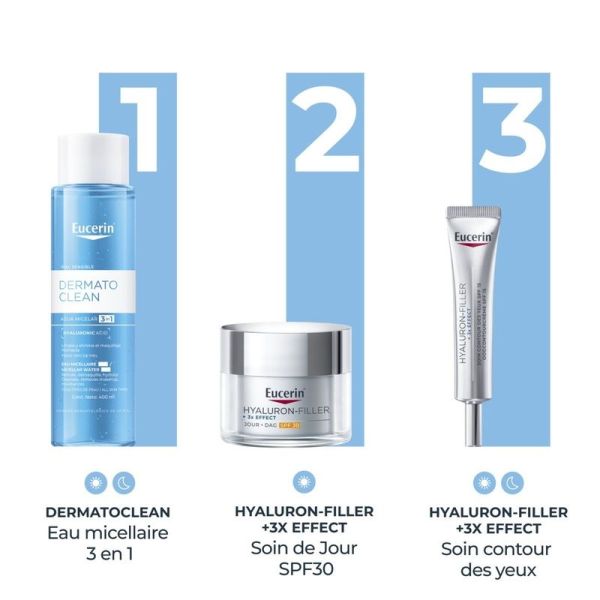 Eau Micellaire 3 en 1 DERMATOCLEAN [HYALURON] - 400 ml