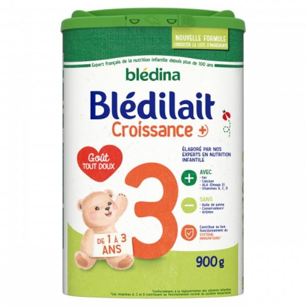 Laits infantiles Blédilait Croissance - 900g