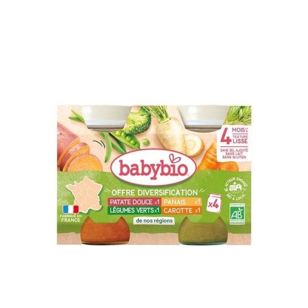 Mes Premiers Légumes de Nos Régions Bio - 4x130g