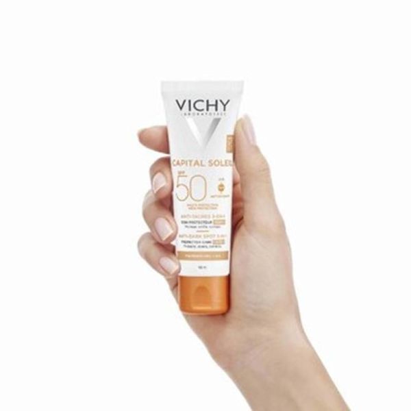 CAPITAL SOLEIL Soin anti-taches teinté 3-en-1 SPF 50+ - 50ml