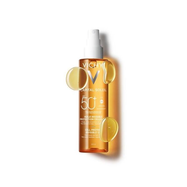 CAPITAL SOLEIL Huile de Protection Cellulaire SPF 50+ - 200 ML
