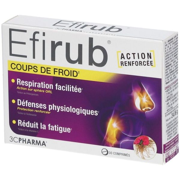 Efirub Coups de froid - 30 comprimés