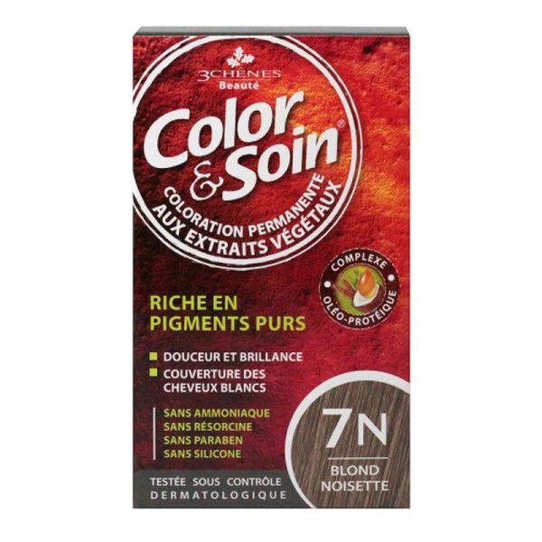 Color&Soin Kit Coloration Permanente 7N Blond Noisette