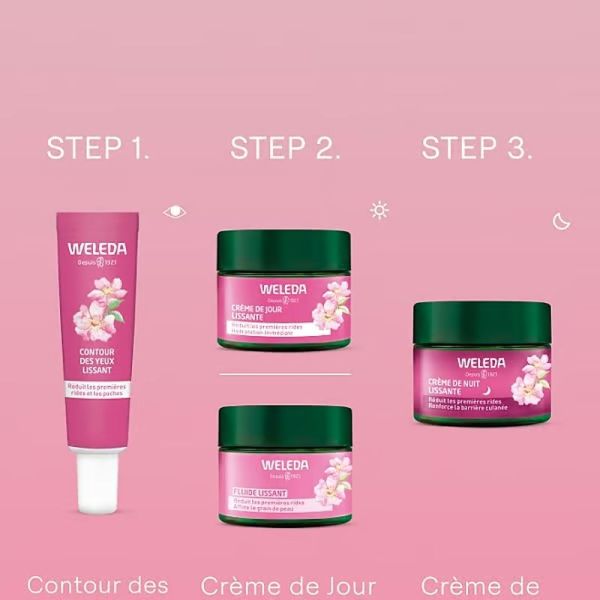 Crème de Jour lissante Rose Musquée & Thé blanc - 40ml