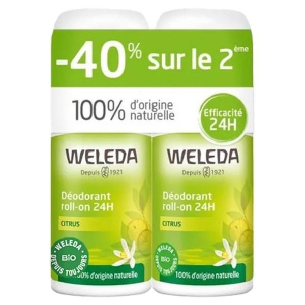 Citrus Déodorant Roll-On 24H - 50ml