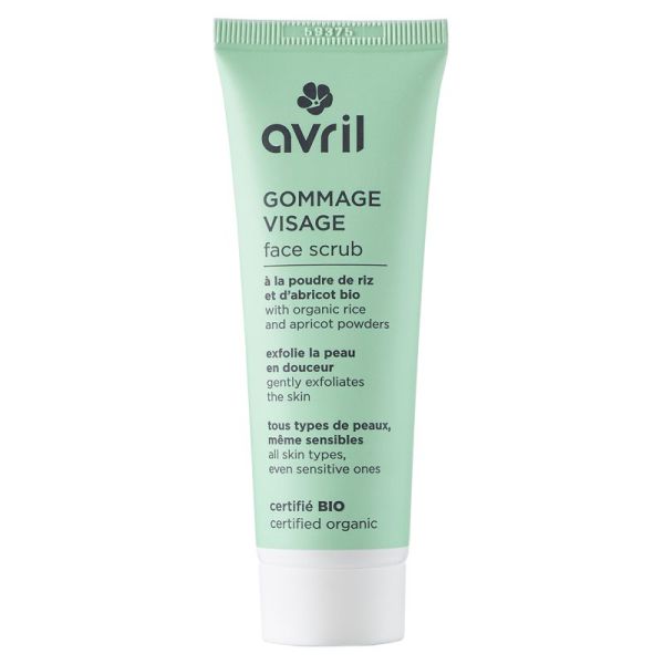 Avril Gommage visage Certifié bio - 50ml  