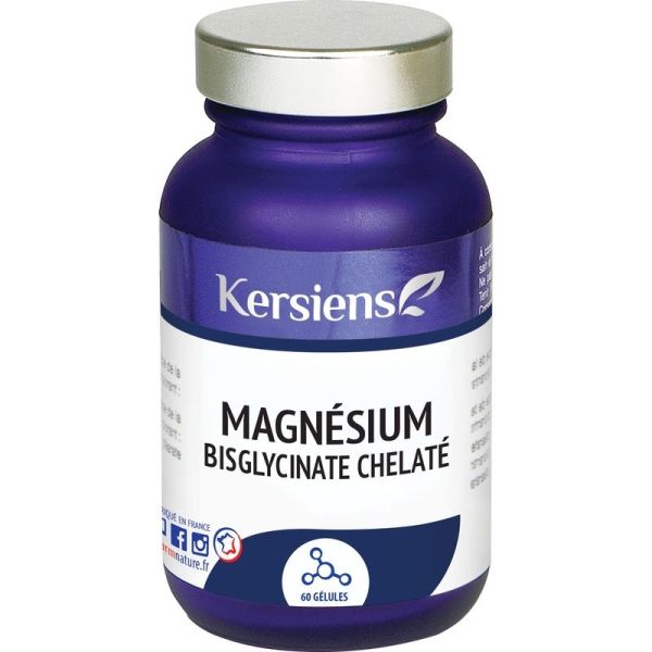 Magnésium Bisglycinate Chélaté - 60 gélules