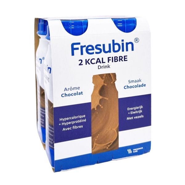 -2 kcal Fibre Drink Chocolat - 4 x 200 ml