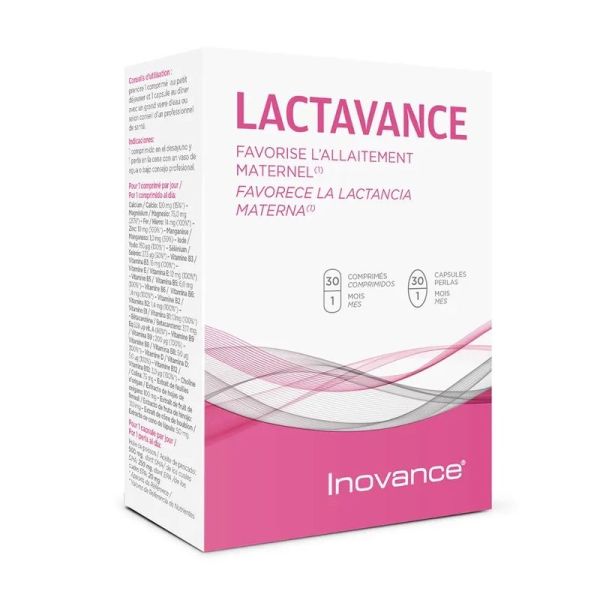 Inovance Lactavance - 30 comprimés + 30 capsules