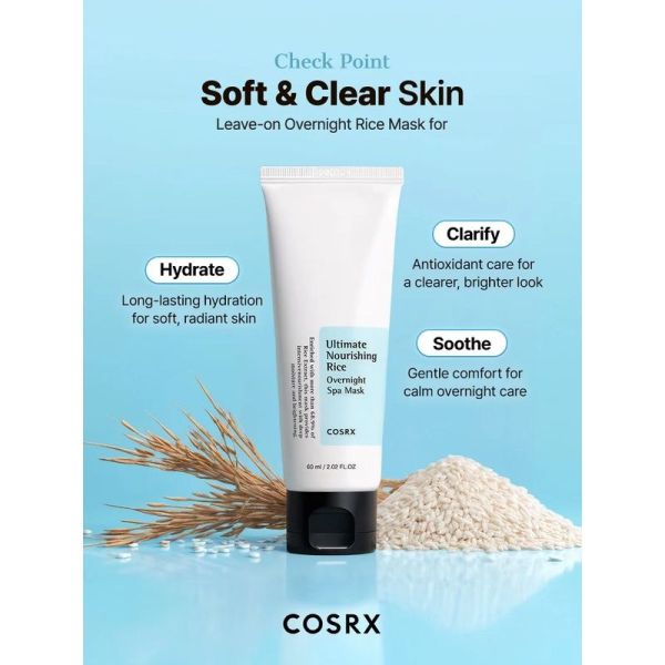 Ultimate Nourishing Rice Overnight Spa Mask - 60 ml
