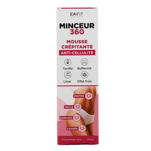 Mousse Crépitante Anti-Cellulite Minceur 360 - 100 ml