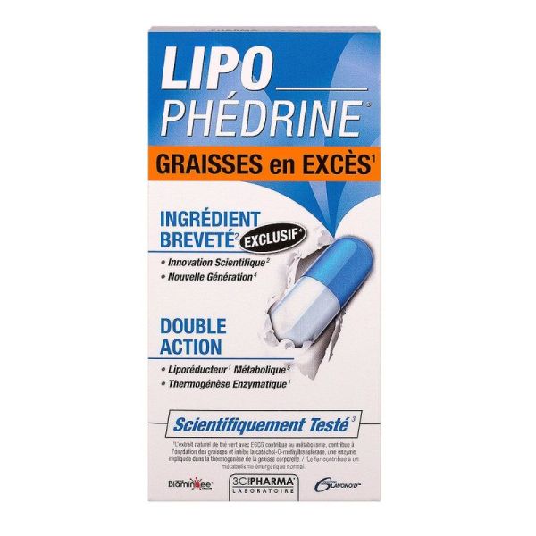 3C PHARMA Lipophédrine® - 80 gélules.