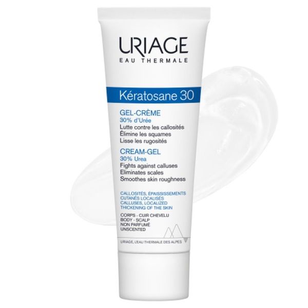 Peaux sèches, tendance à l'eczéma atopique KÉRATOSANE 30 Gel-Crème - 75mL