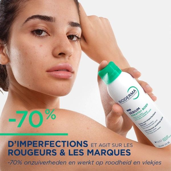 Sébium Kerato+ Body - Spray Anti-Imperfections Apaisant - Corps - Peaux à Tendance Acnéique - 150ml