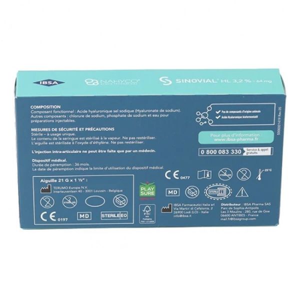 Sinovial HL Solution injectable - 2ml