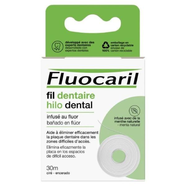 Fil Dentaire Infusé au Fluor - 30m