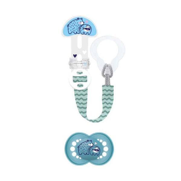 Sucette & Attache Silicone 18+ - 1 unité